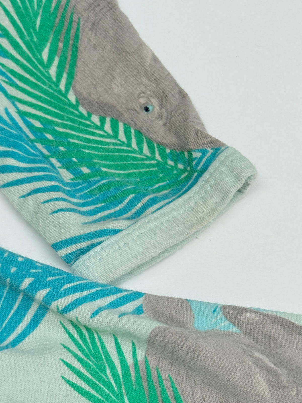 Bonds Wondersuit Rhino Print Footed Sleeper 12-18M