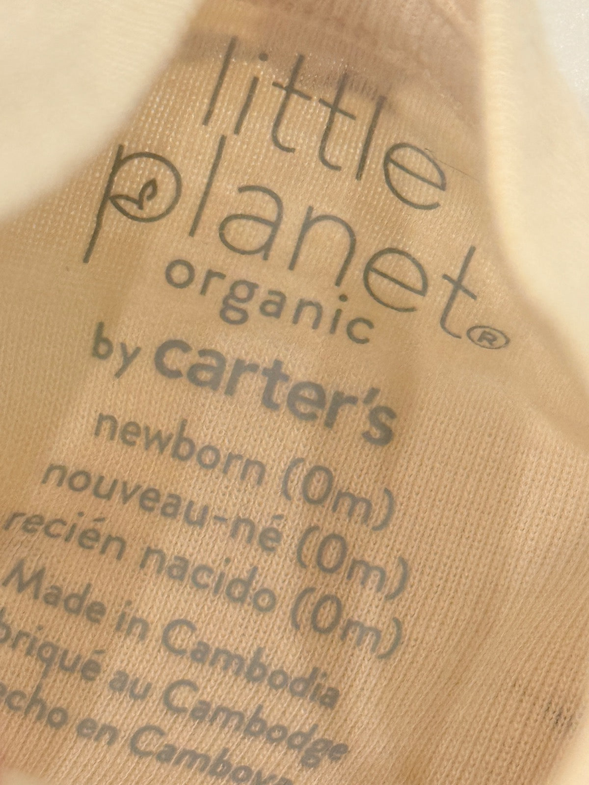Little Planet Organic Beaver Print Sleeper NB