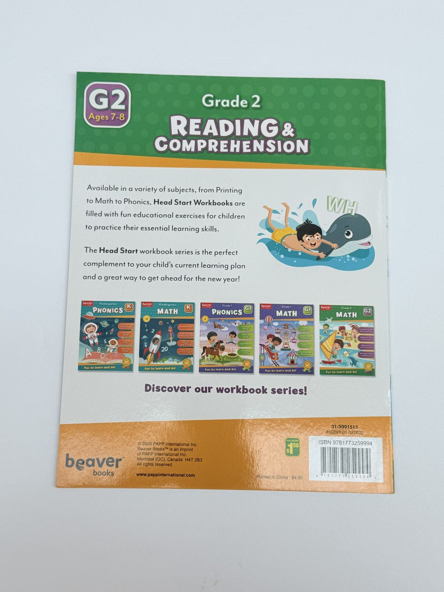 Beaver Books Reading & Comprehension Grade 2
