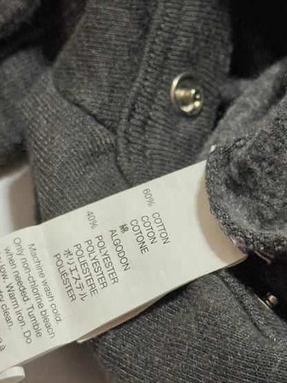 babyGap Gray Shawl Collar Romper 6-12m
