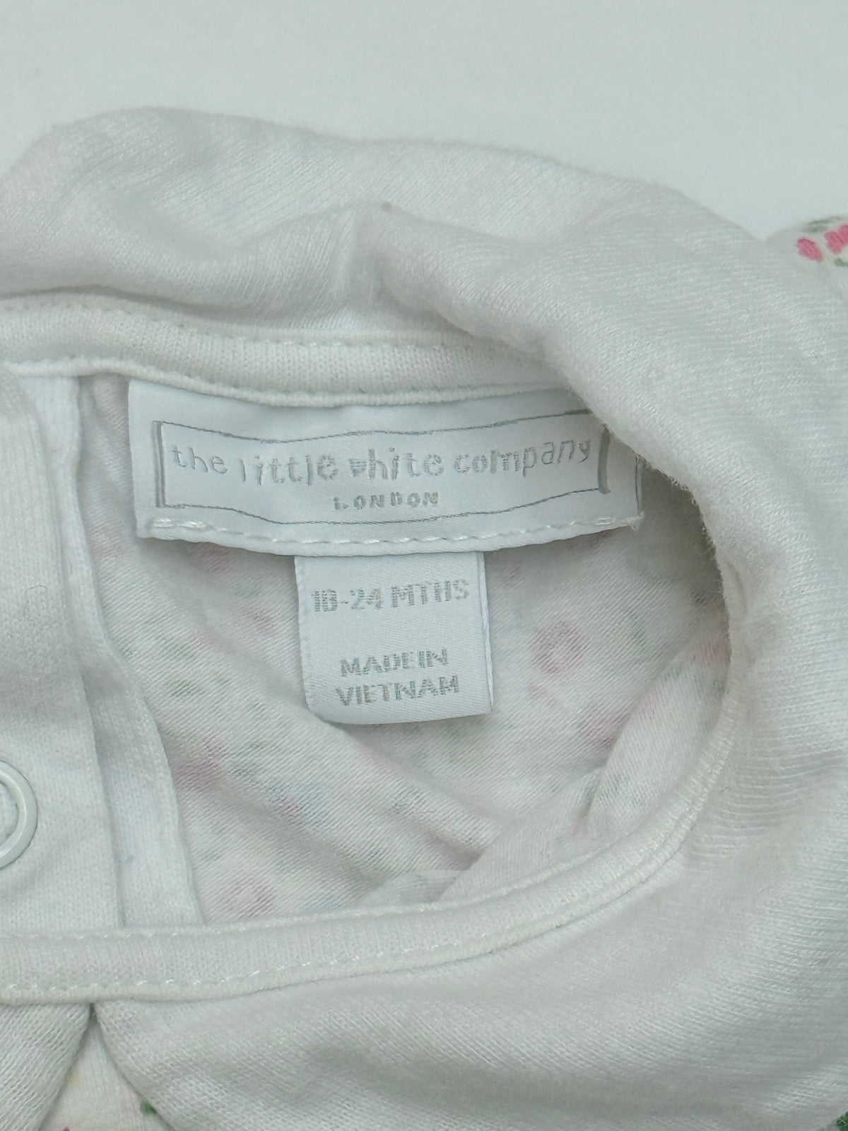 The Little White Company Floral Bodysuit 18-24M