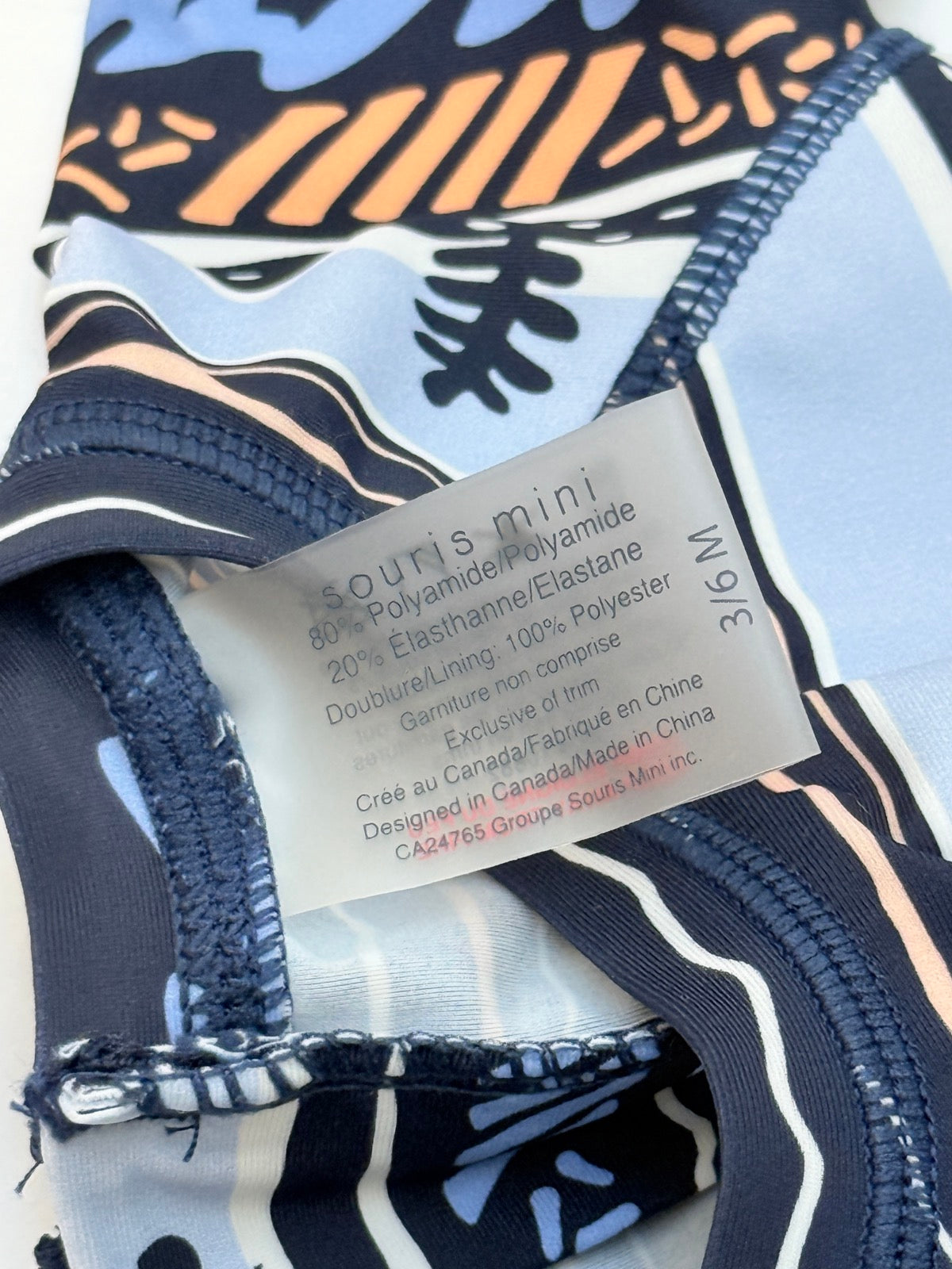 Souris Mini Ocean Print Swim 3/6M