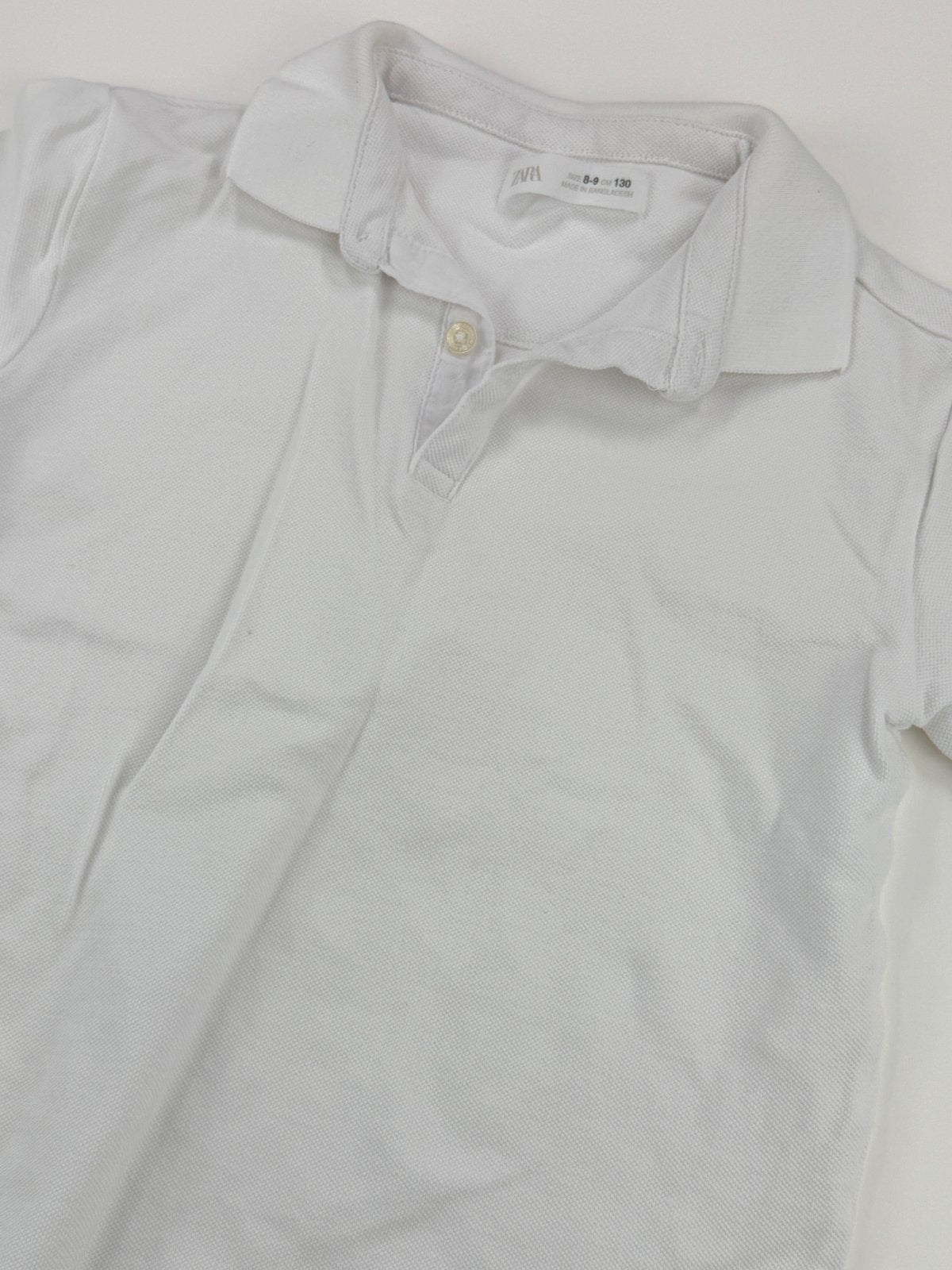 Zara White Polo Size 8-9