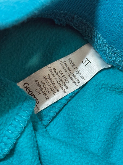 George Teal Fleece Pants 3T