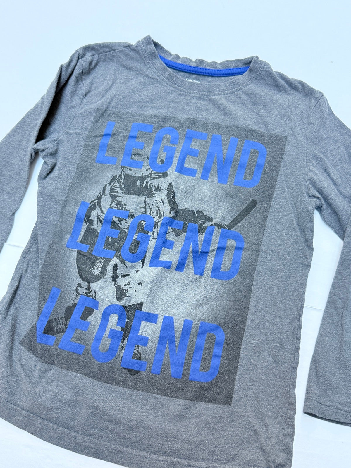 George Legend Hockey Long Sleeve T-Shirt Size 7-8