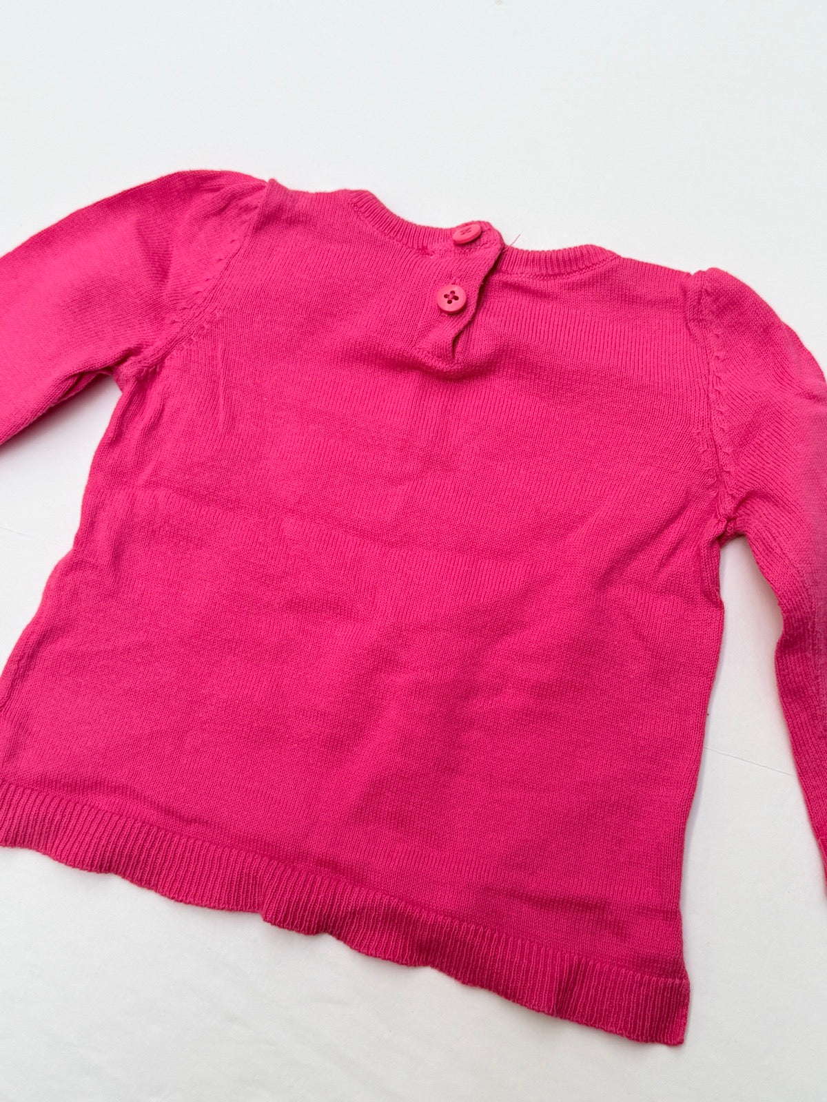 LC Waikiki Baby Pink Knit Sweater 3-6M