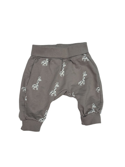 H&M Giraffe Print Harem Pants 1-2M