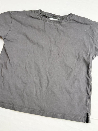 Zara Charcoal Gray T-Shirt 3-4Y
