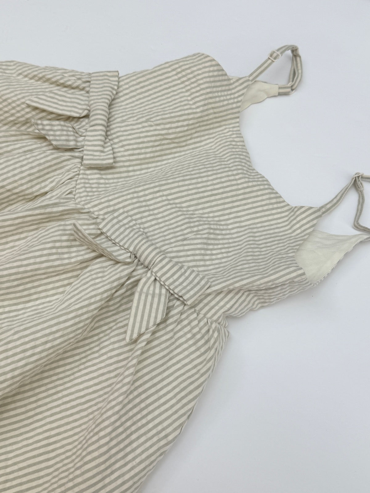 Noralee Striped Seersucker Bow Dress Size 6