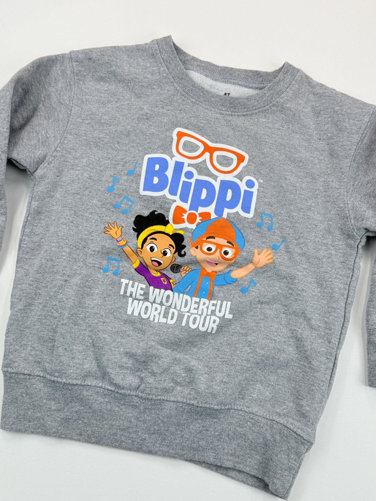 Blippi The Wonderful World Tour Sweatshirt 4T