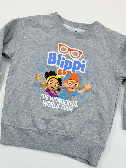 Blippi The Wonderful World Tour Sweatshirt 4T