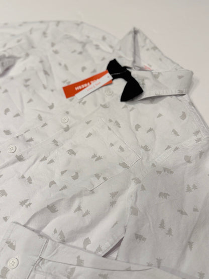 Joe Fresh Bear Print Shirt & Bow Tie Set 7-8