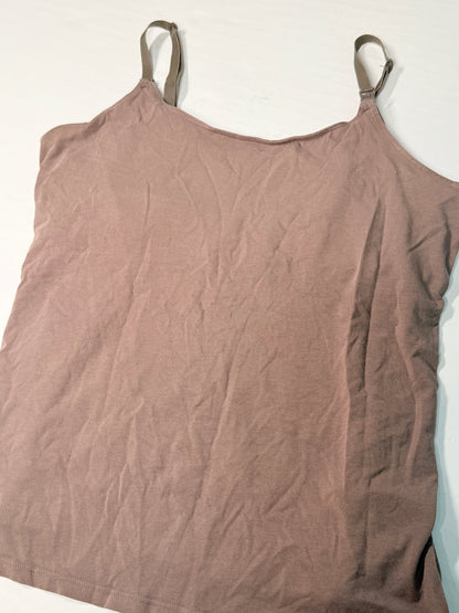 H&M Maternity Nursing Tank Taupe Size L