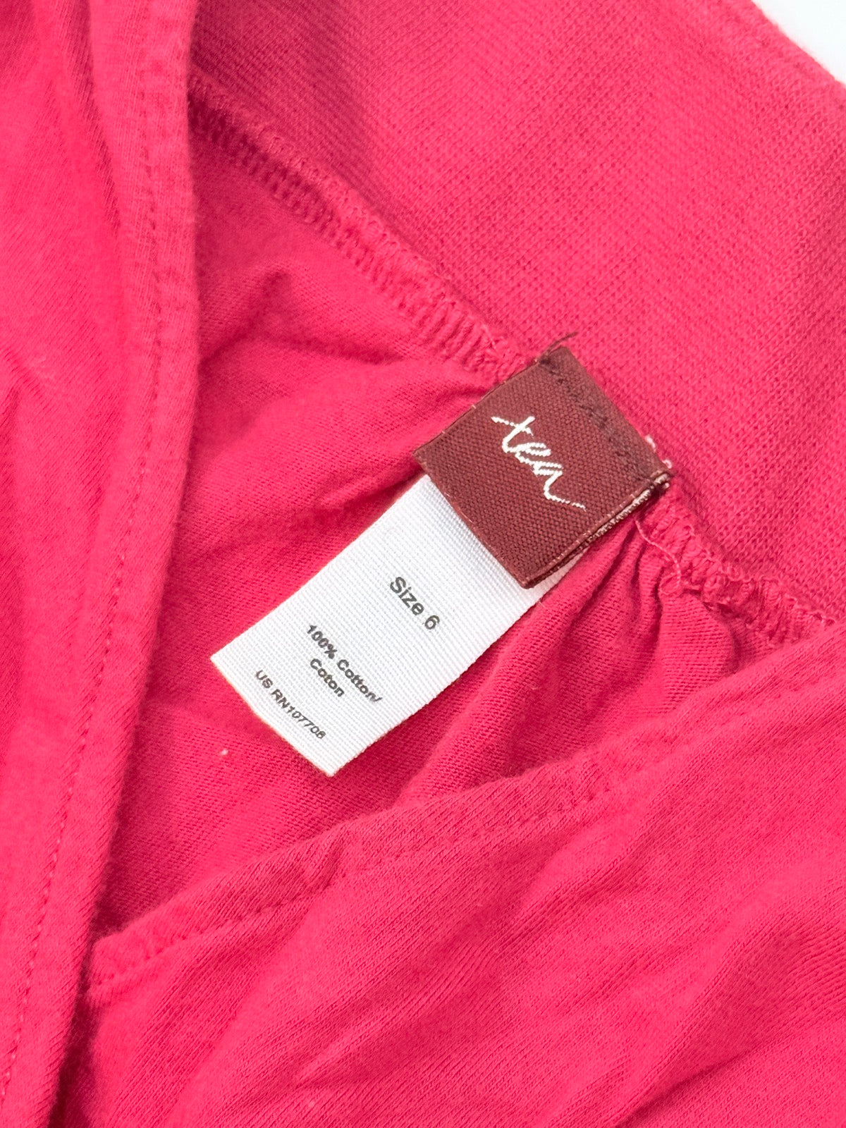 Tea Collection Raspberry Dress Size 6