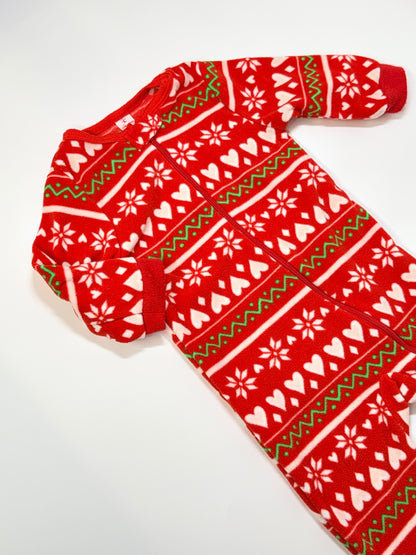 Joe Fresh Christmas Fair Isle Footed Sleeper 3-6m