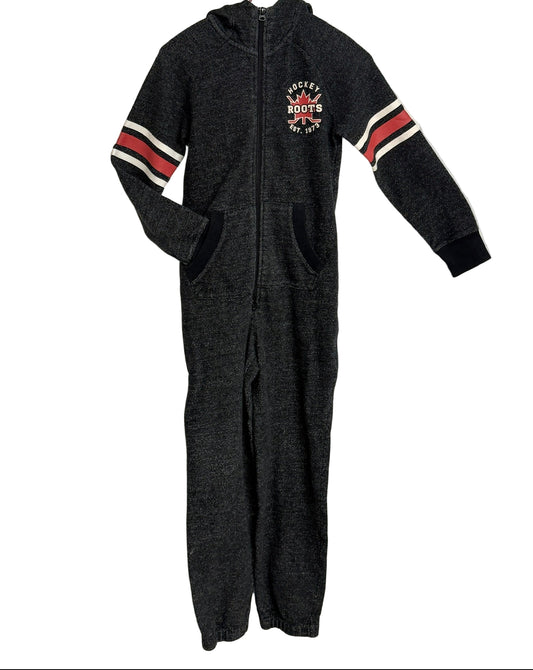 Roots Hooded Hockey Onesie 7-8y