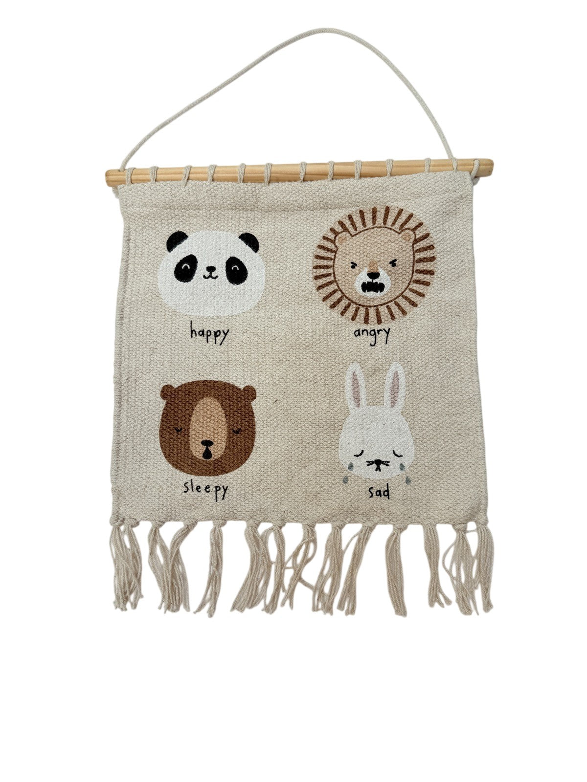 H&M Home Animal Emotions Woven Wall Hanging