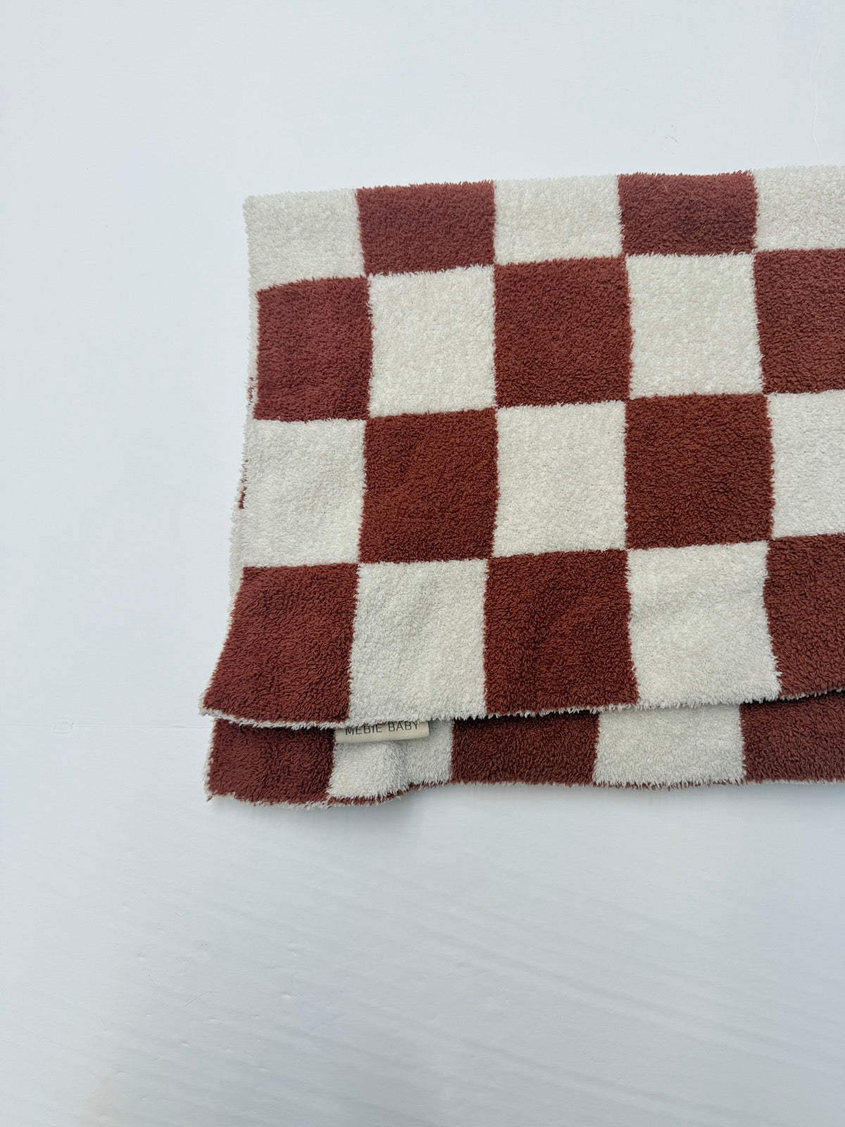 Mebie Baby Checkered Knit Baby Blanket