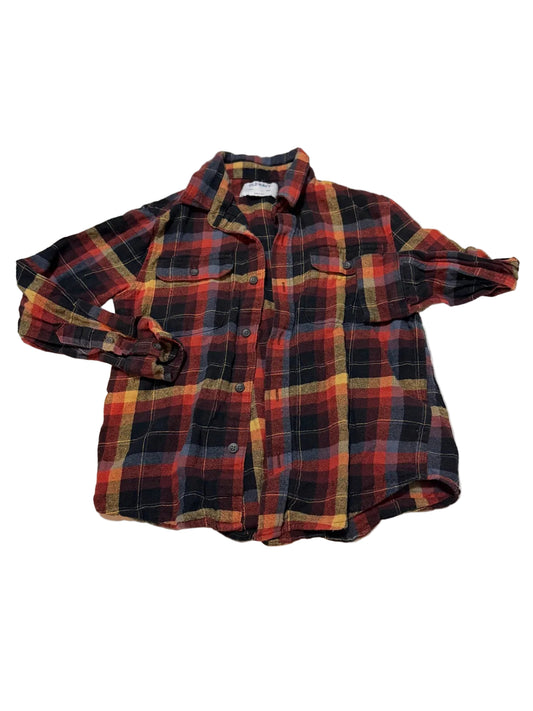 Old Navy Plaid Flannel Shirt Boys M(8)