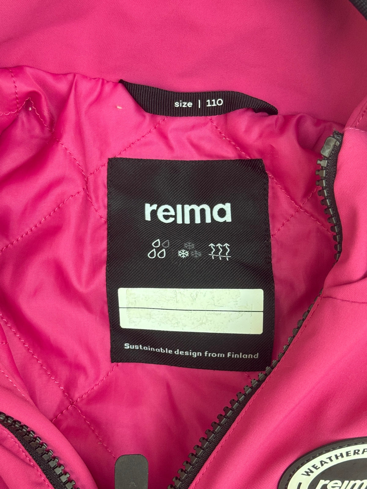 Reima Pink Winter Jacket Girls Size 5T