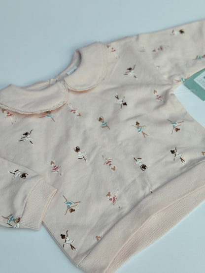 Pl Baby Ballerina Sweatshirt Pink 6m