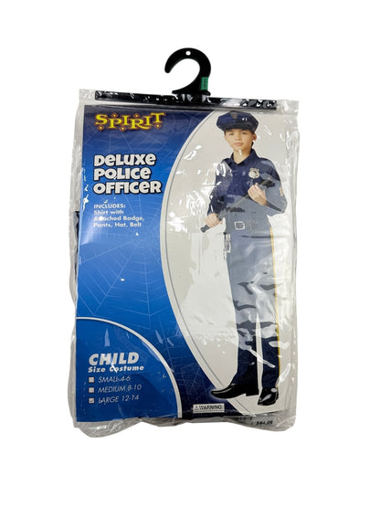 Spirit Deluxe Police Officer Costume Set Large 12-14