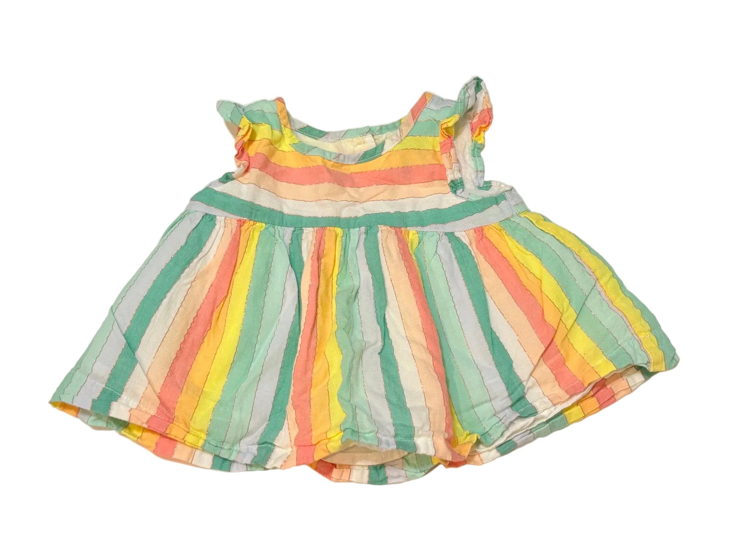 Baby Gap Rainbow Stripe Dress 6-12m