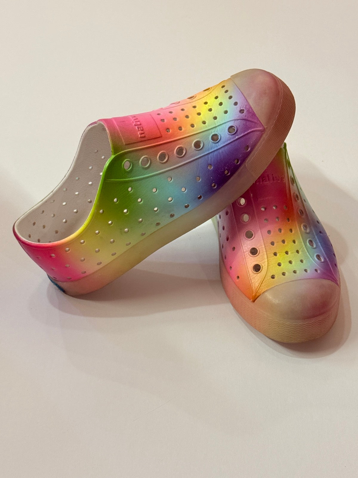Native Jefferson Rainbow Slip-On Shoes C13