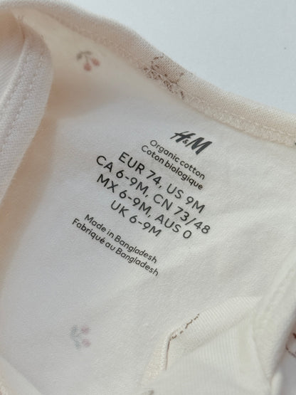 H&M Bunny Bodysuit and Leggings Set 6-9M