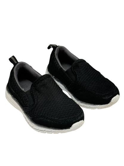 Black Mesh Slip-On Sneakers US6