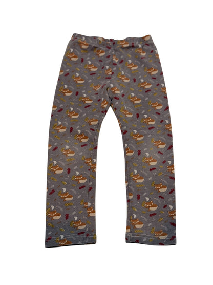 Fox Print Leggings Size 2T