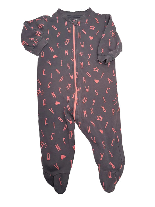 George Baby Gray ABC Sleeper 3-6M