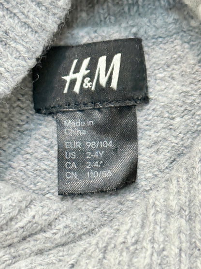 H&M Gray Cable Knit Sweater Size 2-4Y