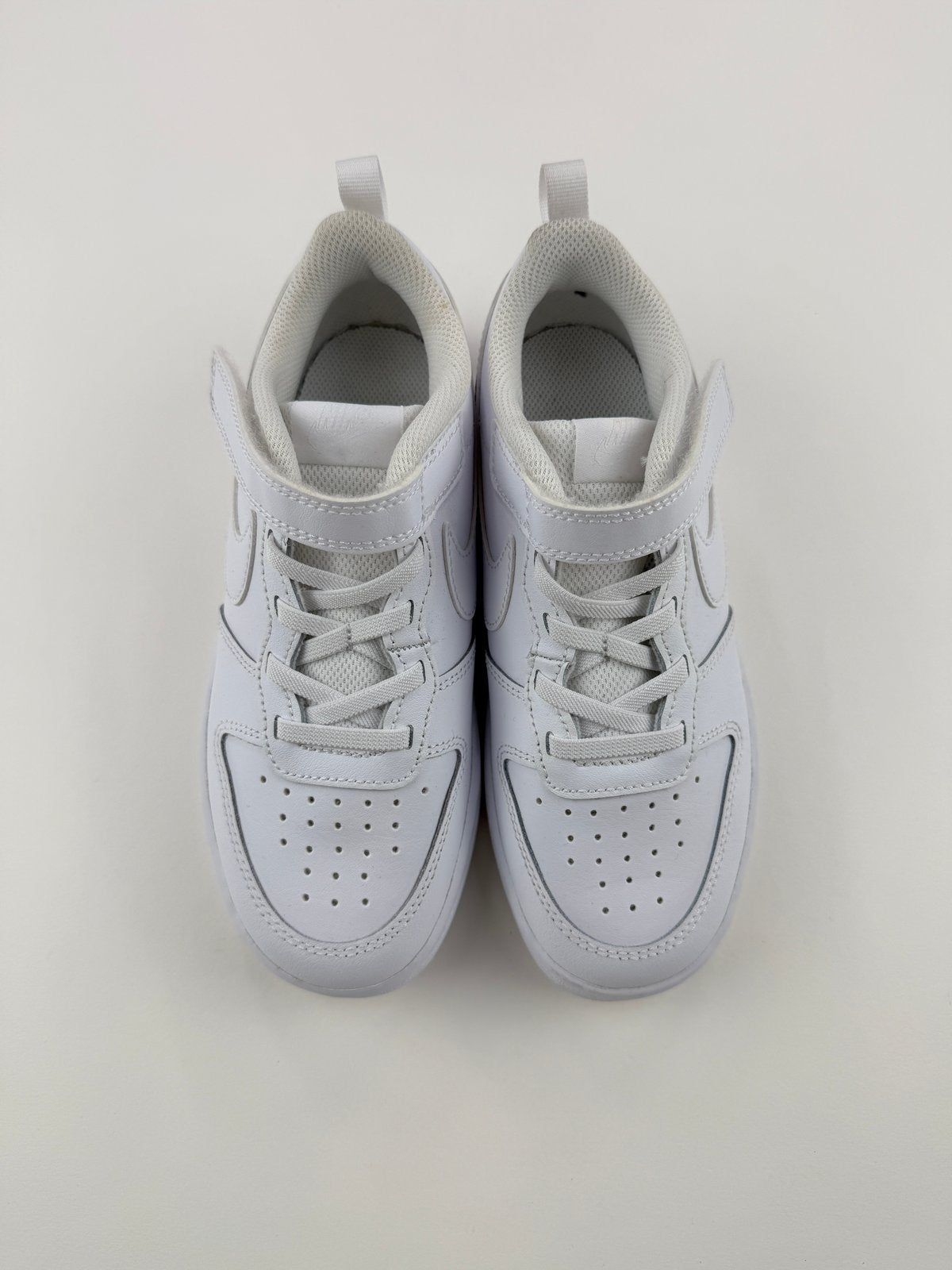 Nike Court Borough Low White Sneakers Size 1.5Y