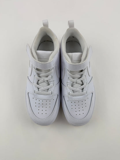 Nike Court Borough Low White Sneakers Size 1.5Y