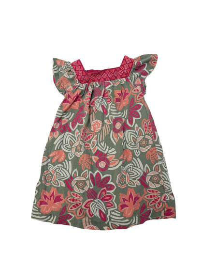 Tea Collection Floral Flutter Sleeve Dress 2T