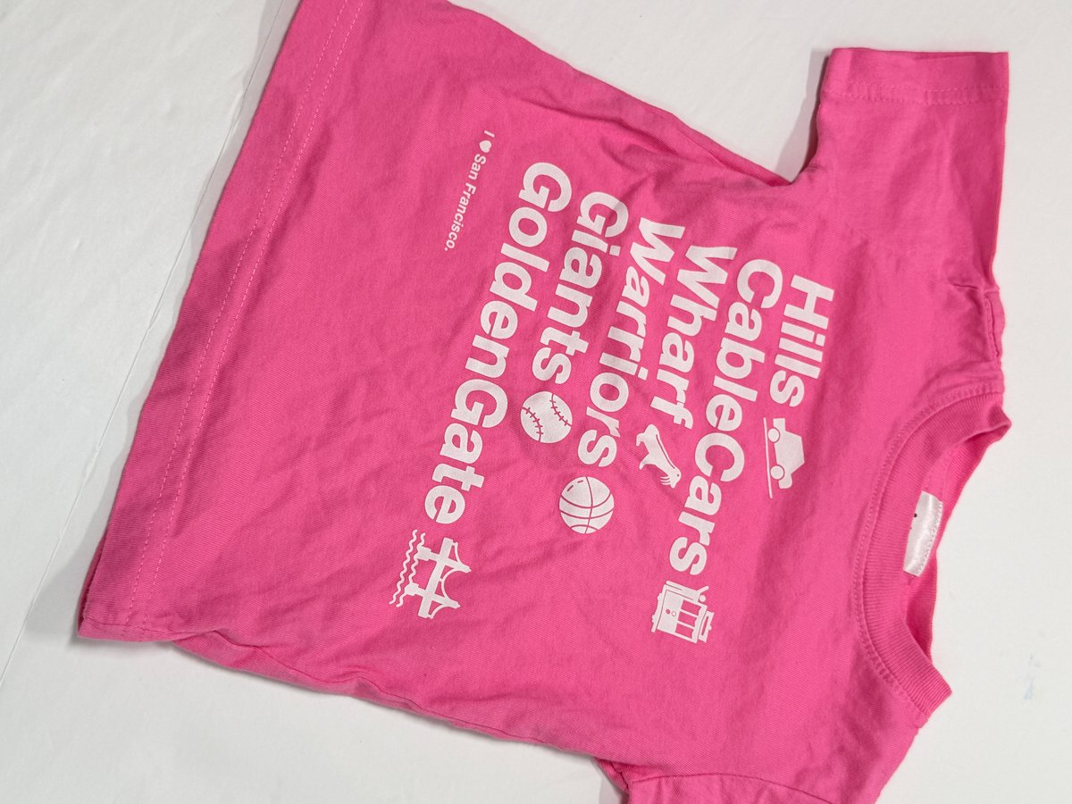 kid crush I Love San Francisco Pink T-Shirt 12M