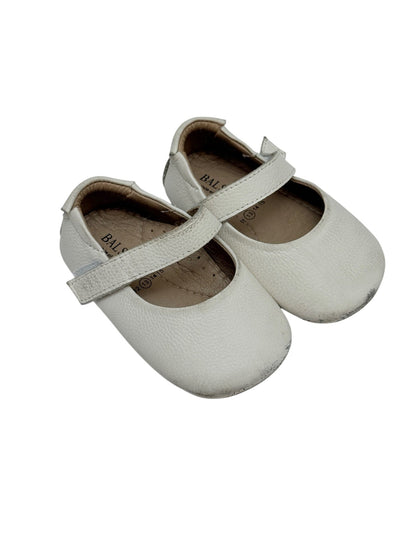 Balsori White Mary Jane Baby Shoes Size 5