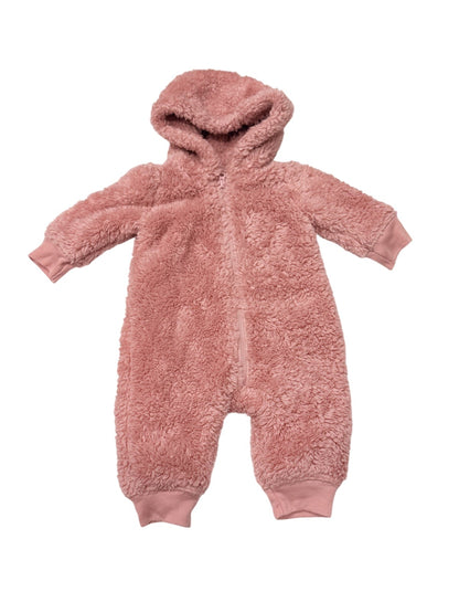 Carter's Child of Mine Pink Sherpa Snowsuit 0-3M