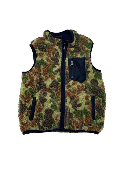 Baby Gap Camo Sherpa Fleece Vest 2T