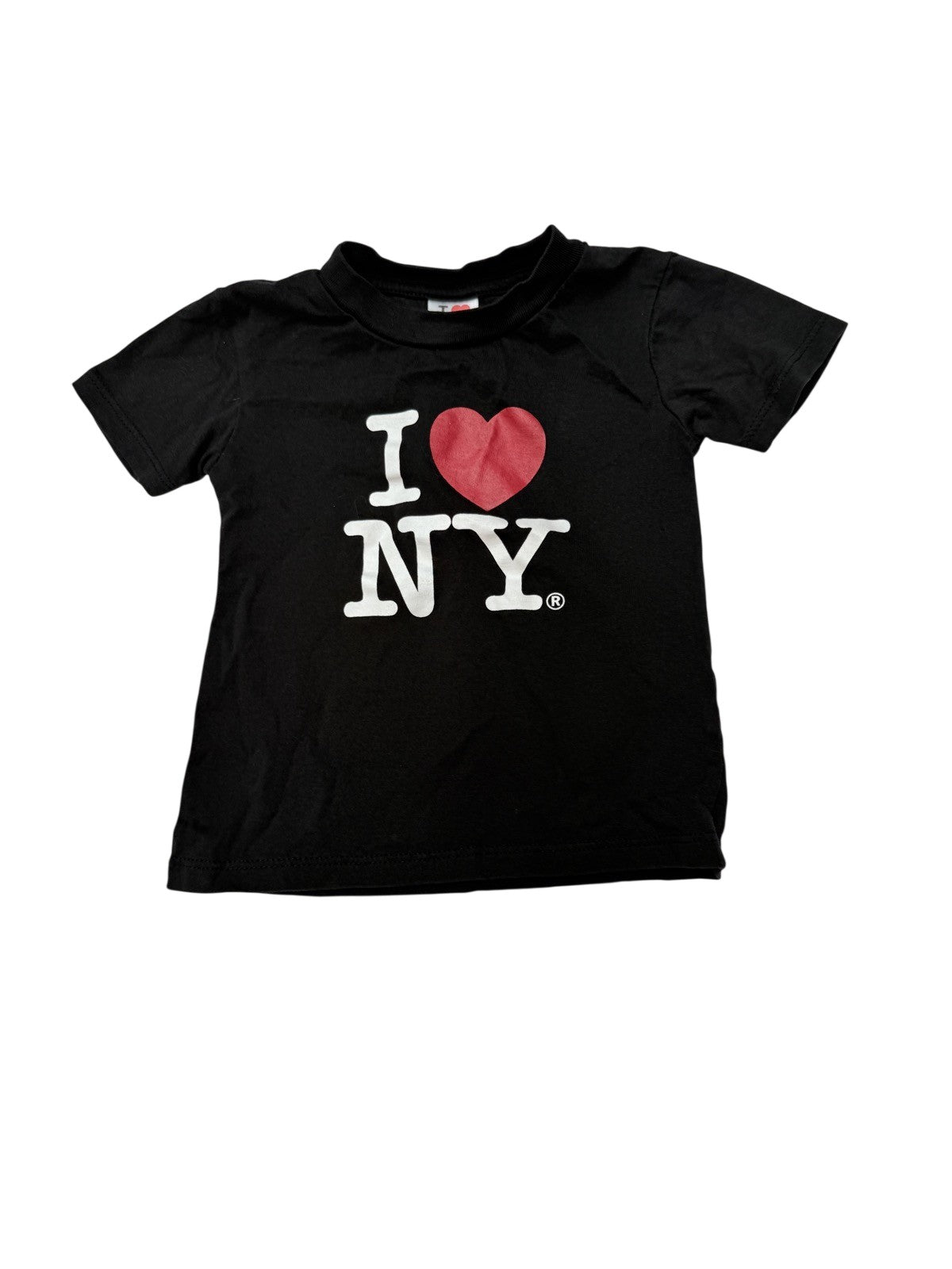 I Love NY Black Graphic T-Shirt 6M