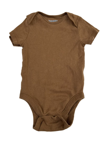 Old Navy Brown Short Sleeve Bodysuit 12-18M