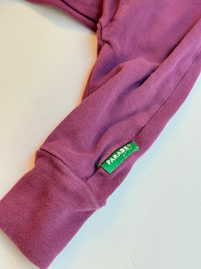 Parade Organic Purple Baby Pants 6-12m