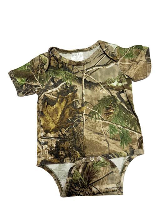 Camo 0-6m Onesie