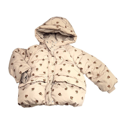 Zara Floral Puffer Jacket Size 4-5Y