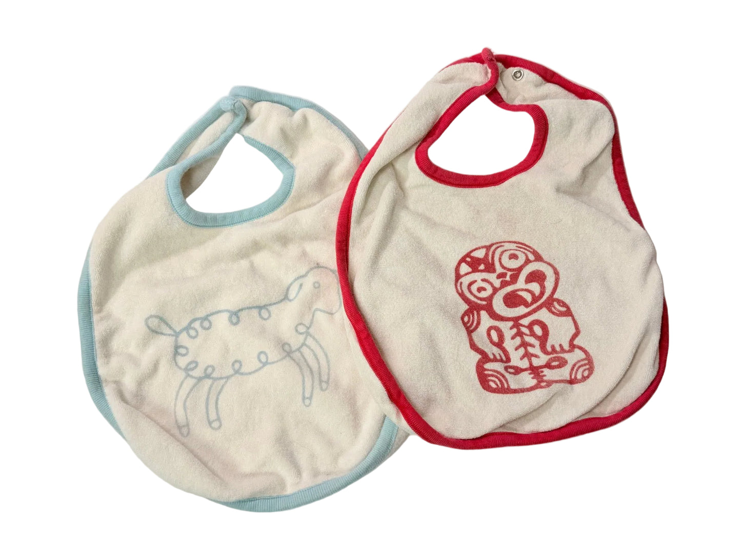 Bavoirs en coton biologique Nature Baby, lot de 2, 6-12 mois