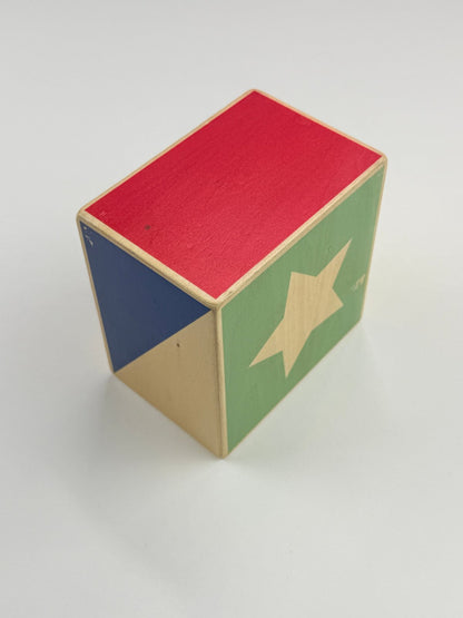 Wooden Object Permanence Box with Discs