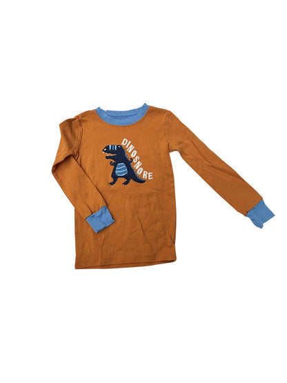 Gymboree Dinosnore Long Sleeve Pajama 3Y