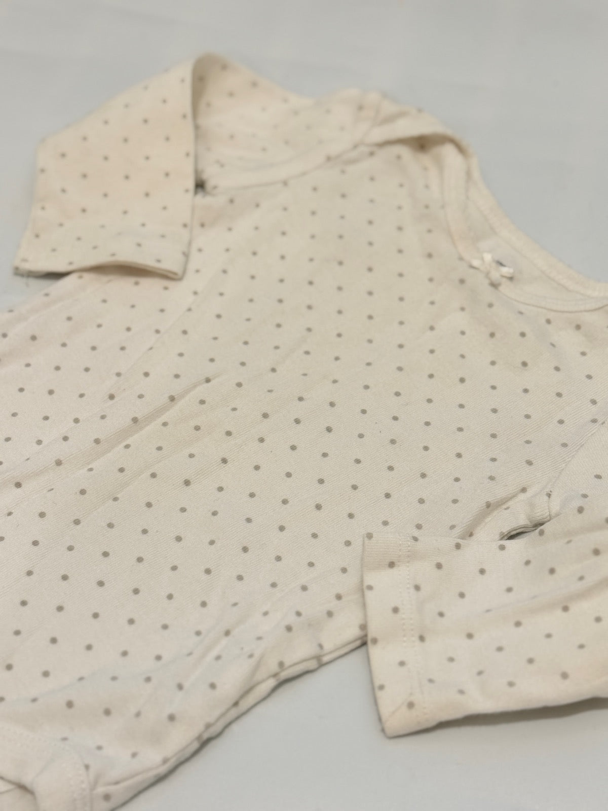 Carter's Polka Dot Long Sleeve Bodysuit 9m