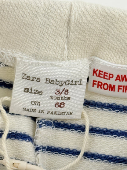 Zara BabyGirl Striped Pants 3/6M